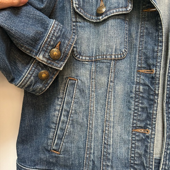 Ralph Lauren Jeans Co Denim Jacket XL, some spandex. Delicate back yoke beading. - Picture 7 of 7